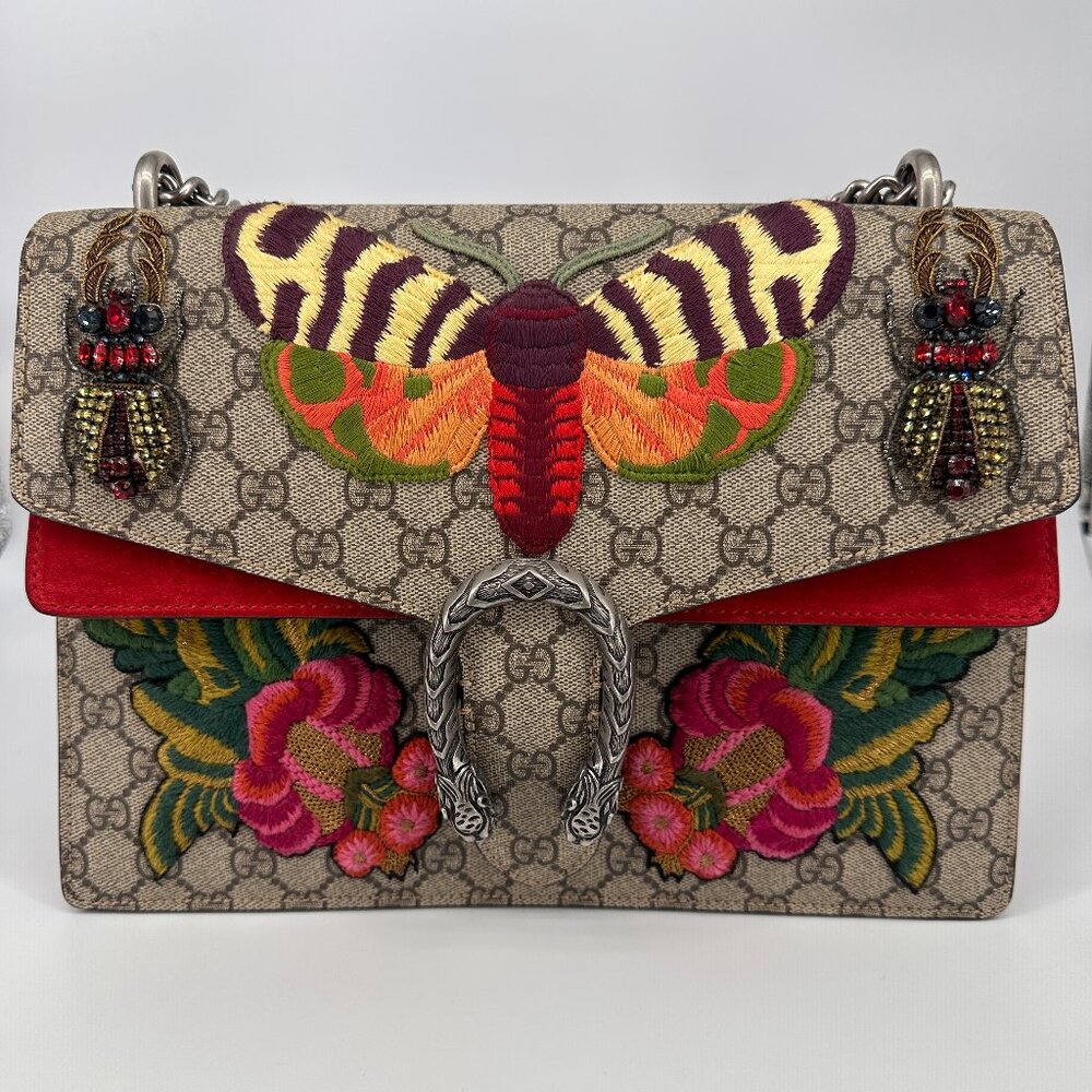 Gucci Dionysus GG Medium Moth Beetle Shoulder Bag